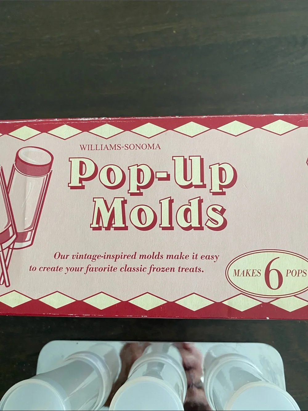 Williams Sonoma Vintage White Pop-Up Molds Set